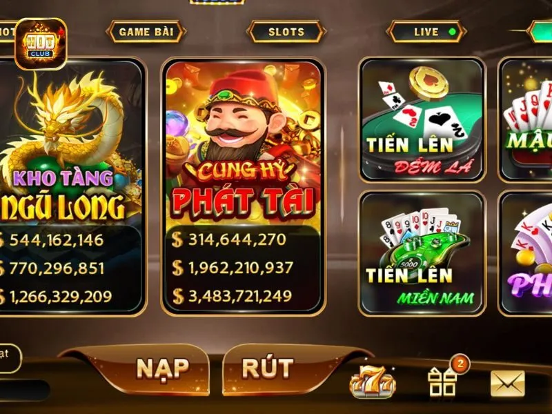 Cung Hỷ Phát Tài trong danh sách game Nổ Hũ