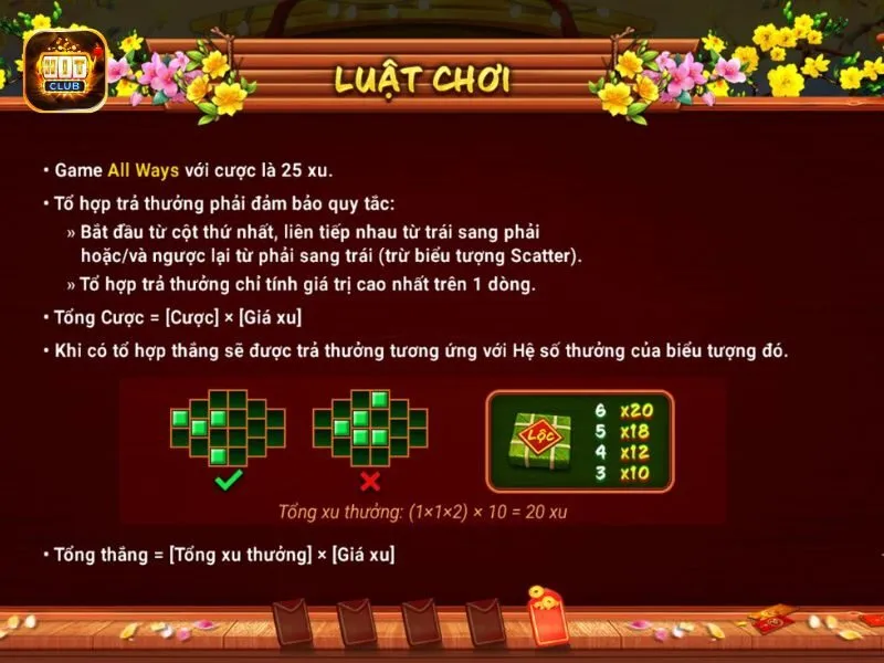 Tham khảo luật chơi nổ hũ Sắc Xuân Chợ Tết