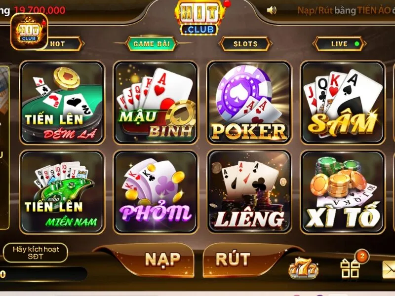 Tìm hiểu về tựa game xì tố Hit Club 