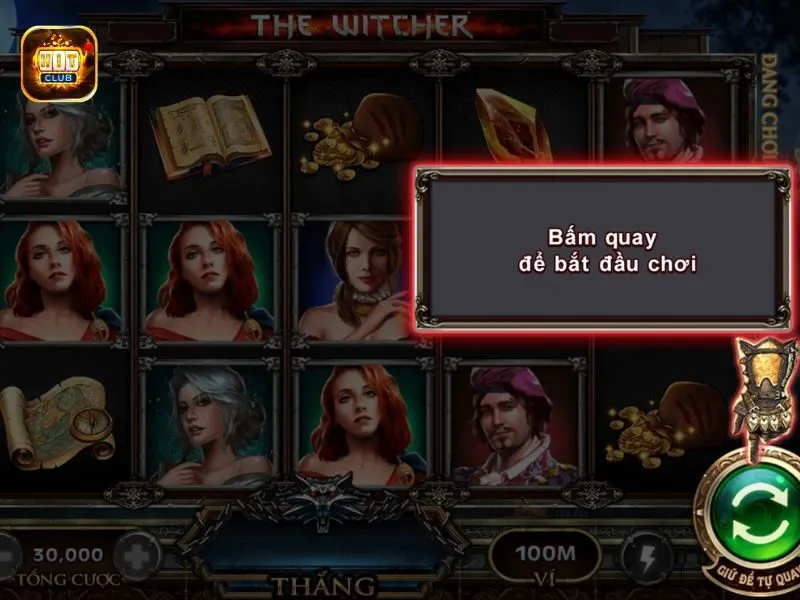 Vòng quay thưởng lớn cùng The Witcher Wild Hunt